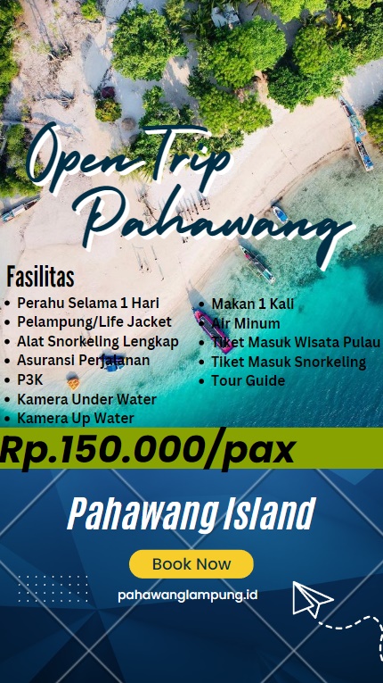 Open Trip Pulau Pahawang 1 Hari